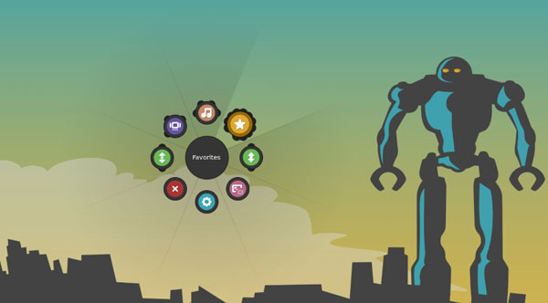 Fly-Pie:一个为鼠标操作为主的用户提供的有趣菜单启动器 Fly-Pie:一个为鼠标操作为主的用户提供的有趣菜单启动器