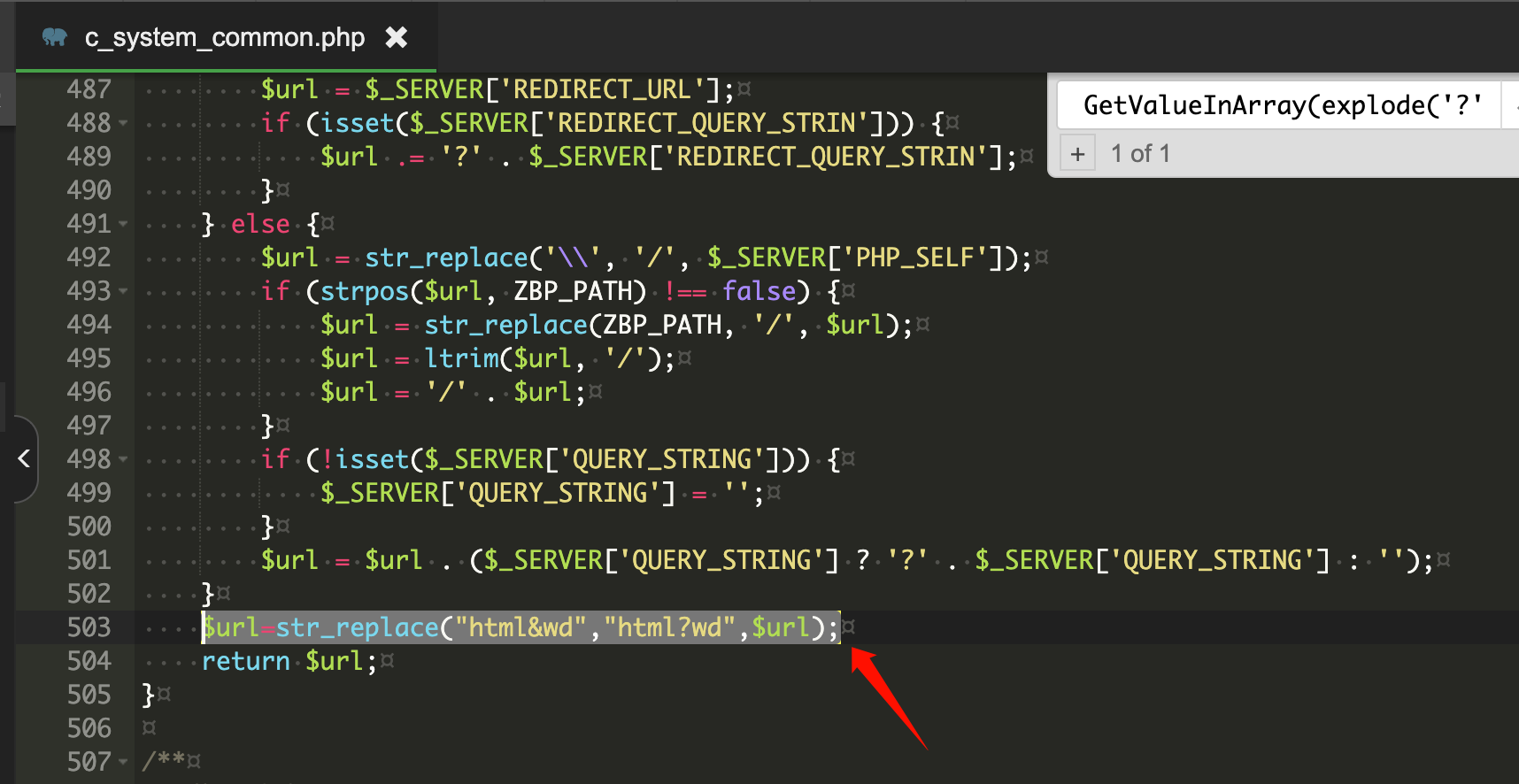 zblog蜘蛛访问链接带有参数 ?wd=&eqid=*** 导致访问404怎么解决? image.png