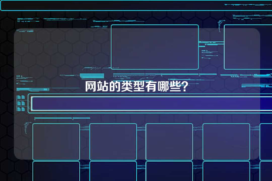 网站的类型有哪些?
